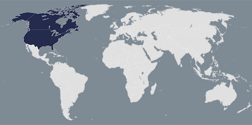 World Map Of Usa And Canada - United States Map