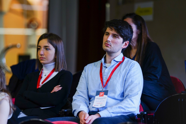 Franklin students attending the presentations