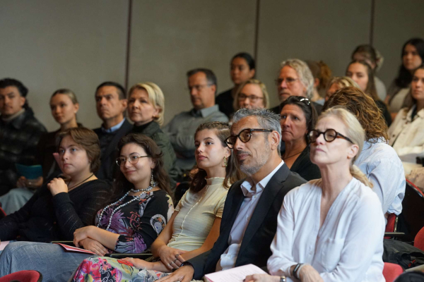 Students and families attending the ceremony